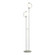 Pluto Two Light Floor Lamp in Sterling (39|242210-SKT-85-GG0436)