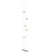 Abacus Abacus 5-Light Floor to Ceiling Plug-In LED Lamp in Vintage Platinum (39|289520-LED-STND-82-GG0668)
