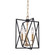 Laszlo Three Light Pendant in Aged Brass (70|1110-AGB)