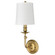 Logan One Light Wall Sconce in Aged Brass (70|171-AGB)