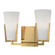 Upton Two Light Bath Bracket in Aged Brass (70|1802-AGB)