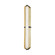 Tribeca LED Bath Bracket in Aged Brass (70|2923-AGB/BK)