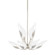 Blossom Ten Light Chandelier in Silver Leaf (70|4829-SL)