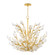 Tulip Nine Light Chandelier in Gold Leaf (70|7228-GL)