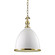Viceroy One Light Pendant in White Aged Brass (70|7714-WAGB)