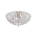 Floral Park Four Light Semi Flush Mount in Polished Nickel (70|8217-PN)