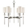 Amherst Six Light Chandelier in Polished Nickel (70|8516-PN)