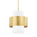Corinth One Light Pendant in Aged Brass (70|8615-AGB)
