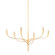 Labra Six Light Chandelier in Vintage Gold Leaf (70|9606-VGL)