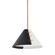 Split One Light Pendant in Aged Brass (70|KBS1352701S-AGB)