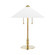 Flare Two Light Table Lamp in Aged Brass (70|L1395-AGB)
