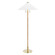 Flare Two Light Floor Lamp in Aged Brass (70|L1399-AGB)