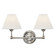 Classic No.1 Two Light Wall Sconce in Polished Nickel (70|MDS102-PN)