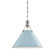 Painted No. 2 One Light Pendant in Polished Nickel (70|MDS352-PN/BB)