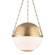 Sphere No.2 Three Light Pendant in Aged Brass (70|MDS751-AGB)