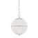 Sphere No. 3 One Light Pendant in Polished Nickel (70|MDS800-PN)
