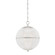 Sphere No. 3 One Light Pendant in Polished Nickel (70|MDS800-PN)