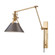 Metal No.2 One Light Swing Arm Wall Sconce in Aged/Antique Distressed Bronze (70|MDS953-ADB)