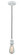 Edison One Light Mini Pendant in White (405|100W-10GY-1W)