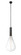 Auralume LED Mini Pendant in Matte Black (405|198-1P-BK-BB164LED)