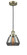 Franklin Restoration LED Mini Pendant in Antique Brass (405|201C-AB-G173-LED)