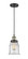 Franklin Restoration One Light Mini Pendant in Black Antique Brass (405|201C-BAB-G184)