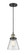 Franklin Restoration One Light Mini Pendant in Black Antique Brass (405|201C-BAB-G44)