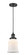 Franklin Restoration One Light Mini Pendant in Matte Black (405|201C-BK-G181)