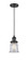 Franklin Restoration One Light Mini Pendant in Matte Black (405|201C-BK-G182S)