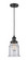 Franklin Restoration LED Mini Pendant in Matte Black (405|201C-BK-G184-LED)