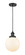 Franklin Restoration One Light Mini Pendant in Matte Black (405|201C-BK-G201-8)