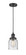 Franklin Restoration One Light Mini Pendant in Matte Black (405|201C-BK-G54)