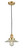 Franklin Restoration One Light Mini Pendant in Satin Gold (405|201C-SG-G2)