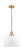 Franklin Restoration One Light Mini Pendant in Satin Gold (405|201C-SG-G71-L)