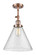 Franklin Restoration LED Semi-Flush Mount in Antique Copper (405|201F-AC-G44-L-LED)