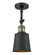 Franklin Restoration LED Semi-Flush Mount in Black Antique Brass (405|201F-BAB-M9-AB)