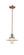Franklin Restoration LED Mini Pendant in Antique Copper (405|201S-AC-G1-LED)