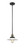 Franklin Restoration One Light Mini Pendant in Black Antique Brass (405|201S-BAB-G1)