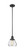 Franklin Restoration One Light Mini Pendant in Matte Black (405|201S-BK-G172)