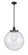 Franklin Restoration One Light Pendant in Matte Black (405|201S-BK-G202-16)
