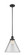 Franklin Restoration One Light Mini Pendant in Matte Black (405|201S-BK-G42-L)