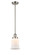 Franklin Restoration LED Mini Pendant in Brushed Satin Nickel (405|201S-SN-G181-LED)