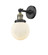 Franklin Restoration One Light Wall Sconce in Black Antique Brass (405|203-BAB-G201-6)