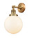 Franklin Restoration One Light Wall Sconce in Brushed Brass (405|203-BB-G201-8)