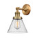 Franklin Restoration One Light Wall Sconce in Brushed Brass (405|203-BB-G44)