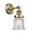 Franklin Restoration One Light Wall Sconce in Antique Brass (405|203SW-AB-G184S)