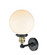 Franklin Restoration One Light Wall Sconce in Black Antique Brass (405|203SW-BAB-G201-8)