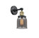 Franklin Restoration One Light Wall Sconce in Black Antique Brass (405|203SW-BAB-G53)