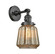 Franklin Restoration One Light Wall Sconce in Oil Rubbed Bronze (405|203SW-OB-G146)