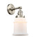 Franklin Restoration One Light Wall Sconce in Brushed Satin Nickel (405|203SW-SN-G181)